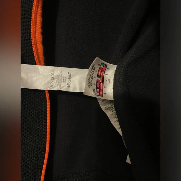Spyder core zip up sweater kids size S - Picture 4 of 5